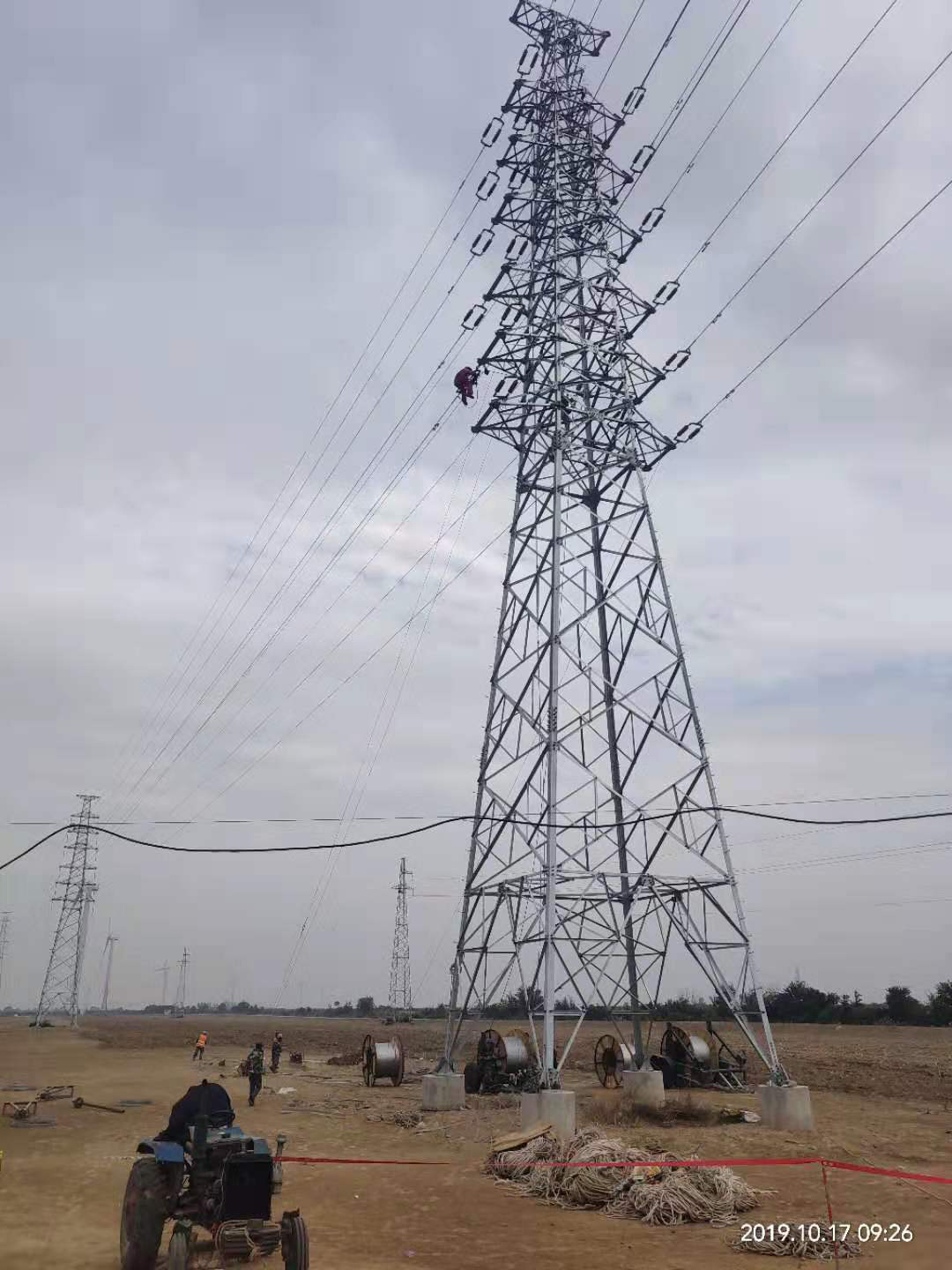 天融风能沾化50MW风电场项目35kV集电线路施工安装工程